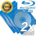 Blaze 2X Blu-ray Rewritable Blank Disc Single Layer 25GB in Blu-ray DVD Case