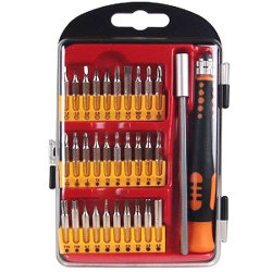 32-Piece Mini Screwdriver Set with Assorted Bits