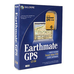 Delorme Earthmate GPS LT-20 USB 12-Channel GPS Receiver w/Street Atlas USA 2008 Software