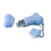 Blue RB-BONE 8GB USB 2.0 Rubber Flash Drive (RB-8BONE)