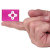 4GB USB Clip Style MP3 Player (Pink)