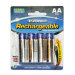 AA Size 2600Mah Rechargeable Batteries