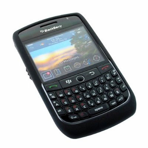 Kroo Black Skin case for Blackberry Curve 8900 by Kroo