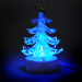 Crystal Christmas Tree Ornament - Tabletop Light and Music