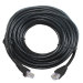 25ft Cat 6 Enhanced Patch Cord Cable - Black