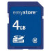 EasyStore 4GB SDHC Secure Digital High Capacity Card (Model SDSDES-004G-G11) Retail