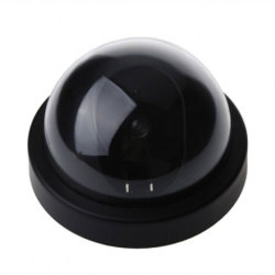 Realistic Dummy Dome Security Camera with Blinking LED