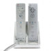 Blue Light Wii Dual Controller USB Charging Station with 2 x 2800mAh Battery Packs