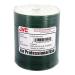 52X CD-R 80MIN/700MB White Thermal Everest Hub Printable Blank Media Discs in Tape Wrap (100 per Pack)