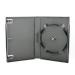 27mm 8-Disc Stackable Black DVD Cases