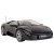 Ed Hardy Lamborghini Murcielago 1:12 R/C Car w/Working Lights & Sounds - 49MHz (Black)
