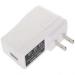 White USB Travel AC Power Adapter with USB Cable for Apple iPad
