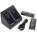 Wii USB Dual Battery Charging Station with 2800mAh Rechargeable Batteries (Black)