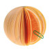 Creative Yellowish Orange Fruit Pocket Memo Pad Note Paper