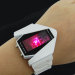 Airplane Style Stylish LED Watch with Weekday Display White (Gift Box Included)