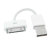 Compact Charging & Data Cable for iPhone 4 White (3.74 inch)