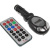 1.0" LCD 5-keypress Car MP3 USB/SD Player FM Transmitter Black