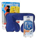 Family Travel Kit w/Connect Four Game, Sound Isolation Earbuds & Neck Pillow