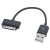 Premium Black USB 2.0 Data Cable for iPhone 3G, 3GS, 4, 4S and iPod (3.94 inch)
