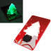 Christmas Tree Pocket LED Light Card Lamp