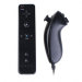 Remote and Nunchuck Controller for Wii (Black)