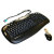 Wireless Optical Mouse and Wired Keyboard Combo with English/Chinese Character