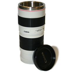Canon 70-200mm 1:1 Lens Thermal Insulated Coffee Mug Cup