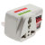 Compact Travel AC Adapter with Power Switch (UK to USA/EU/UK)