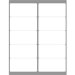 Laser / Inkjet Matte 10-Up 4" X 2" White Shipping Label Compatible to Avery 5163, 5263, 8163
