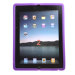 Purple Silicone Cover Case for Apple iPad 2
