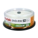 Kodak DVD-RW 4X 4.7GB Logo Branded Blank Media Discs in Cake Box (25 Per Spindle)