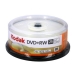 Kodak DVD+RW 4X 4.7GB Logo Branded Blank Media Discs in Cake Box (25 Per Spindle)