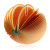 Orange Shaped Memo Pad (About 150-Page)