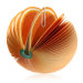 Orange Shaped Memo Pad (About 150-Page)