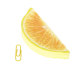 Lemon Shaped Memo Pad (About 150-Page)