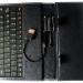 7 inch Tablet PC Black USB Keyboard Leather Case with Stylus