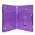 14mm Single Purple XBOX DVD Cases with Insert Tabs