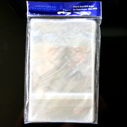 5mm Super Slim OPP Clear Plastic DVD Case Wrap with Seal