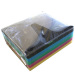 Double Sided Multi Color CD DVD Refill Sleeves (Black, Blue,Green, Pink and Yellow) Holds 2 Discs