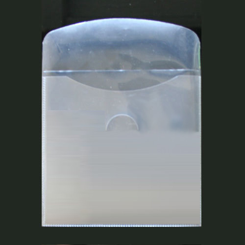 Premium Grade CD DVD CPP Clear Plastic Sleeves With Flap