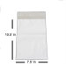 Premium 7.5 x 10.5" White Poly Mailer - 2.5 mils Thickness