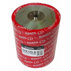 Ridata Silver Logo Branded 80min 52X CD-R Blank Disc