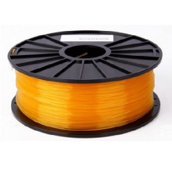 Transparent Orange 3D Printing 1.75mm PLA Filament Roll – 1 kg