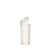 13 dram Child Resistant Pop Top Bottle (White)