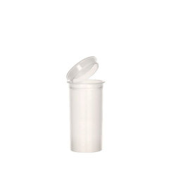 60 dram Child Resistant Pop Top Bottle (White)