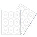 22mm Business Card CD-R Matte Labels for Laser / Inkjet Printers
