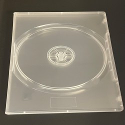 14mm Clear Standard Double DVD Case