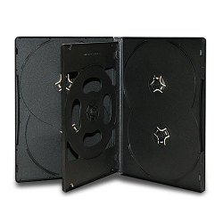 14mm Black Standard Case (5 Discs with 1 Tray)