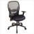 Matrex Back Managers Chair With Mesh Seat And Metal Base