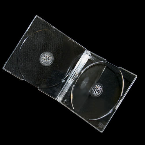 Jewel CD Cases DOUBLES 5.2mm Clear Tray 5 